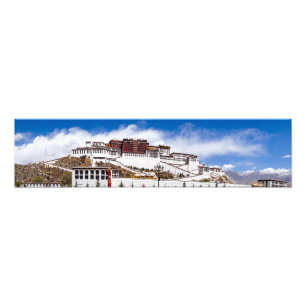 Potala-paleis in Lhasa - Tibet Foto Afdruk