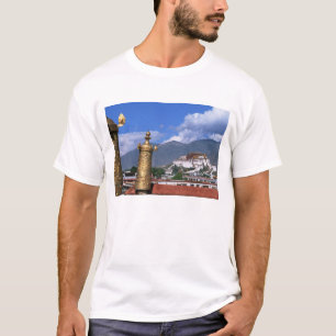 Potala-paleis in Lhasa, Tibet gefotografeerd vanui T-shirt