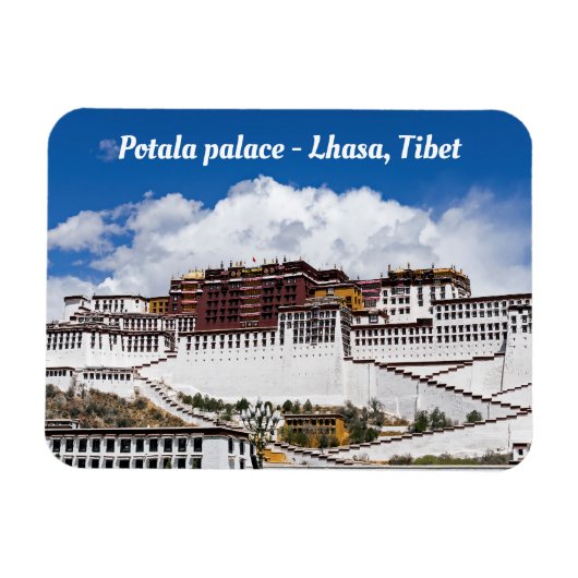 Potala-paleis in Lhasa - Tibet Magneet (Horizontaal)