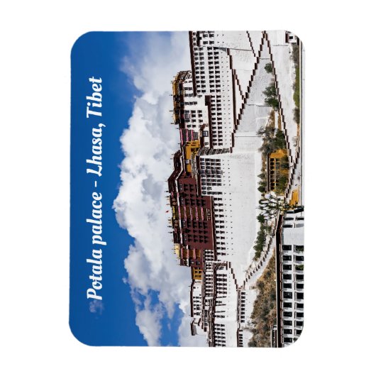 Potala-paleis in Lhasa - Tibet Magneet (Verticaal)