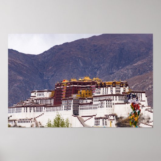 Potala-paleis in Lhasa - Tibet Poster (Voorkant)
