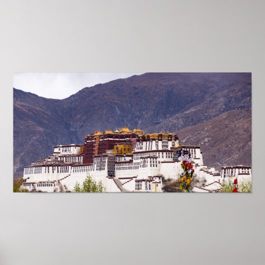 Potala-paleis in Lhasa - Tibet Poster (Voorkant)