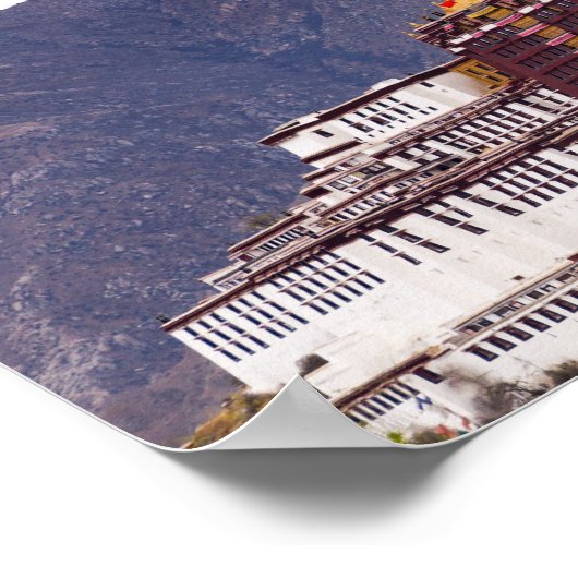 Potala-paleis in Lhasa - Tibet Poster (Hoek)