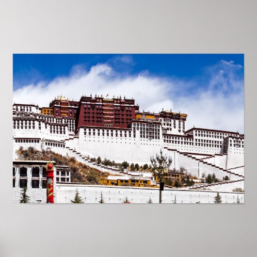 Potala-paleis in Lhasa - Tibet Poster (Voorkant)