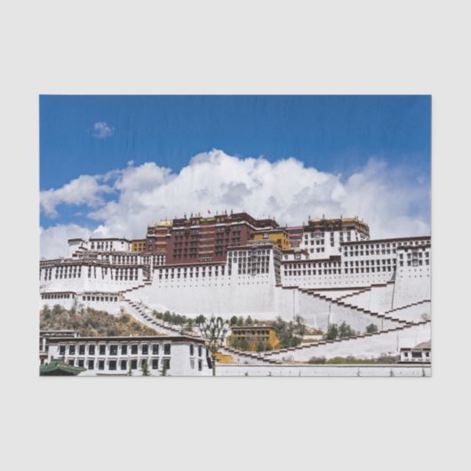 Potala-paleis in Lhasa - Tibet Tissuepapier (Voorkant)