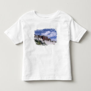 Potala-paleis op berg de thuisbasis van de Dalai Kinder Shirts