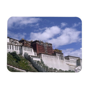 Potala-paleis op berg de thuisbasis van de Dalai Magneet