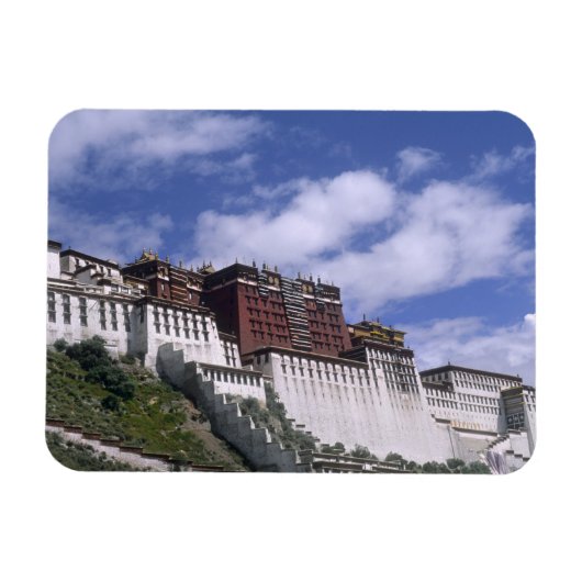 Potala-paleis op berg de thuisbasis van de Dalai Magneet (Horizontaal)