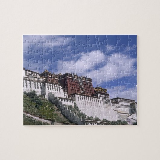 Potala-paleis op de berg de thuisbasis van de Dala Legpuzzel (Horizontaal)