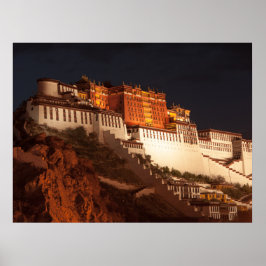 Potala, Tibet, afdrukken, waardevol Poster papier 