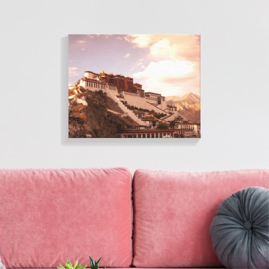 Potala Tibet Canvas (Insitu (Woonkamer))