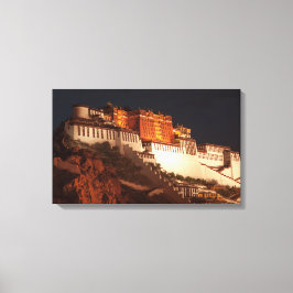 Potala Tibet stretched canvas Print