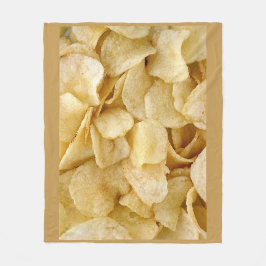 Potato Chip Cozy Blanket Fleece Deken (Voorkant)
