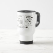 Potato Chip Funny Cartoon Travel Mug Reisbeker (Voorkant rechts)