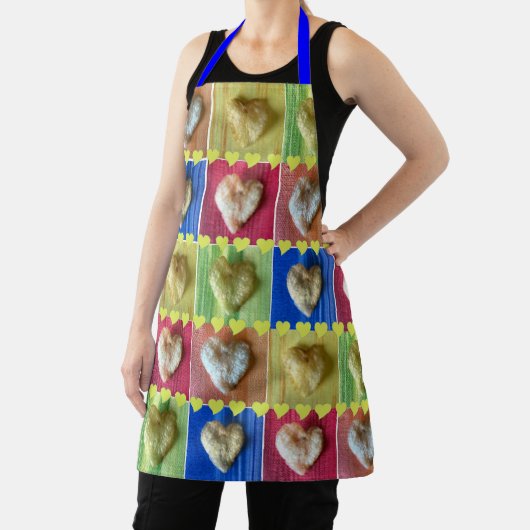Potato Chip Hearts Patchwork Design Aprons Schort (Insitu)
