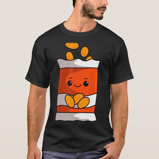 Potato Chips Snacks T-shirt (Voorkant)
