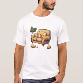 Potato Couch Undercover Volledige Potato AI Assist T-shirt