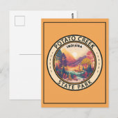Potato Creek State Park Indiana Emblem Briefkaart (Voorkant / Achterkant)