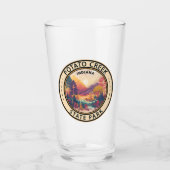 Potato Creek State Park Indiana Emblem Glas (Voorkant)