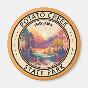Potato Creek State Park Indiana Emblem Magneet