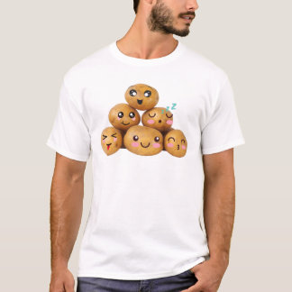Potato Cute Face T-shirt