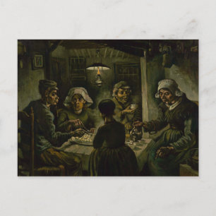 Potato Eaters door Vincent Van Gogh Briefkaart