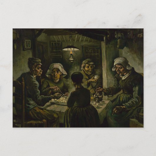 Potato Eaters door Vincent Van Gogh Briefkaart (Voorkant)