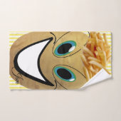Potato French Fries Stripe Bathroom Towel sets Bad Handdoek (Handdoek)