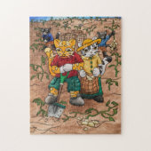 Potato Harvest Cats Legpuzzel (Verticaal)