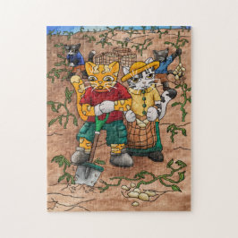 Potato Harvest Cats Legpuzzel