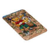 Potato Harvest Cats Magnet Magneet (Rechterzijde)