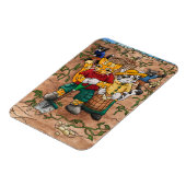 Potato Harvest Cats Magnet Magneet (Linkerzijde)