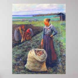 Potato Harvesters Elin Danielson-Gambogi 1893 Poster