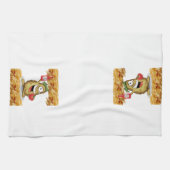 Potato Ketchup Fries White Kitchen Hand Towel Theedoek (Horizontaal)