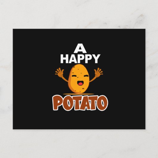 Potato Lover, Addict, friet Briefkaart (Voorkant)
