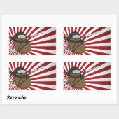Potato Ninja Rechthoekige Sticker (Vel)