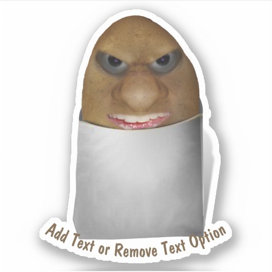 Potato Nose Sticker (Voorkant)