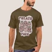 Potato Pack grappige groep aardappel T-shirt (Voorkant)