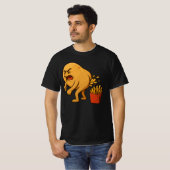 Potato Pooping French Fries l Funny French Fries T-shirt (Voorkant volledig)