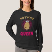 Potato Queen Funny Potato Vegetable Lovers Boys Gi T-shirt (Voorkant)