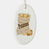 Potato Sack Keramisch Ornament (Rechts)