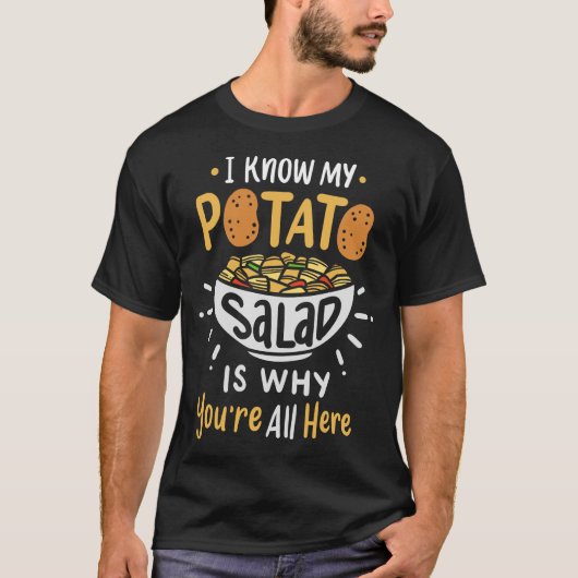 Potato Salad BBQ Party T-shirt (Voorkant)
