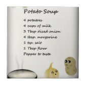 Potato Soup Recipe Tile Tegeltje (Voorkant)