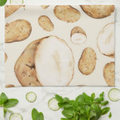 Potato Spud Pattern Theedoek (Gevouwen)