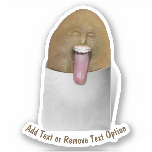 Potato Tongue Sticker (Voorkant)