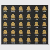 Potatoad Funny Potato Toad Pun Dark BG Cadeaupapier (Vlak)