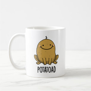 Potatoad Funny Potato Toad Pun Koffiemok