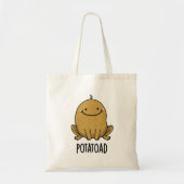 Potatoad Funny Potato Toad Pun Tote Bag (Voorkant)