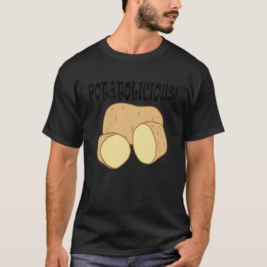 Potatoe Food Hobby Chef Vegetable Potatolicious T-shirt (Voorkant)