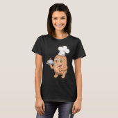 Potatoe Hobby Chef Ironic Vegetable Cooking T-shirt (Voorkant volledig)